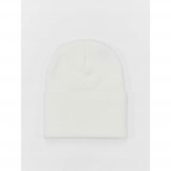 Gorro Beanie Masterdis Basic Flap Long Versión Blanca Unisex