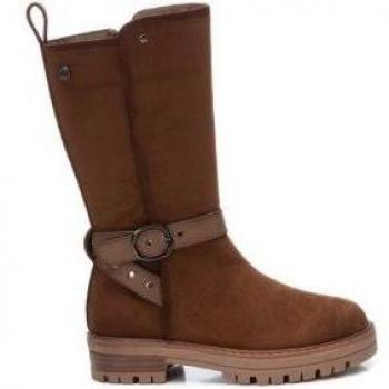 XTI Kids 150656 Botas Niña Color Camel con Cierre de Cremallera