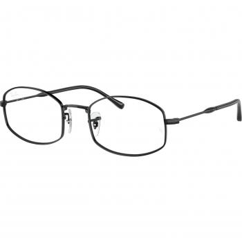 Ray-Ban RX 6510 (2509) Unisex Eyeglasses, Color: Black, Size: 50, Blue Light Blocking Available