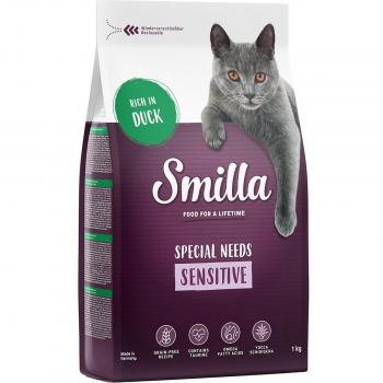 Smilla Adult Sensitive sin cereales con pato - 1 kg