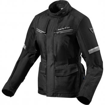 Chaqueta Textil de Moto para Mujer Revit Outback 3 Negra Plata