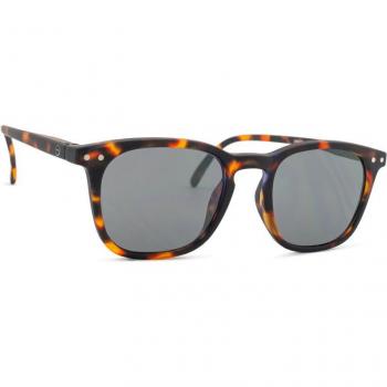 Gafas de sol Izipizi Sun Junior #E Tortoise para niños de 5 a 10 años, forma trapecio, color carey
