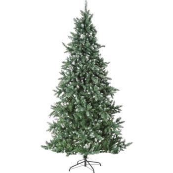 Homcom Árbol de Navidad Artificial de 210 cm con 2012 Ramas Blancas