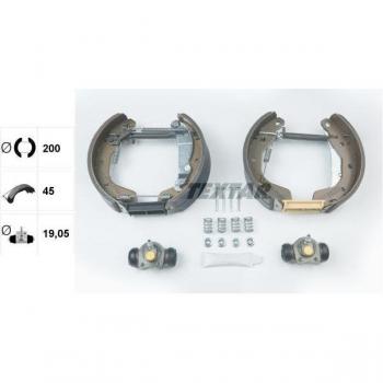Kit de zapatas de freno TEXTAR 84044900, frenos de tambor