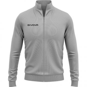 Givova Citta New Unisex Zip Sweatshirt Gray
