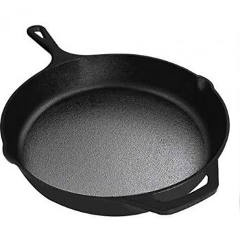 KICHLY Sartén Redondo en Hierro Fundido con mango, 26 cm