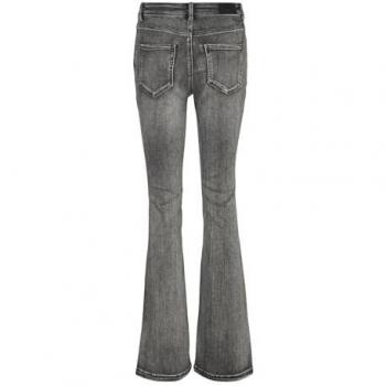 Vero Moda Flash Mid Rise Flared Jeans for Women - Medium Grey Denim