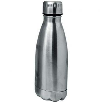 NERTHUS FIH 590 Termo Doble Pared para frios y Calientes Diseño INOX de Acero Inoxidable 350 ml Libre de BPA, Tapon Hermético, Inos