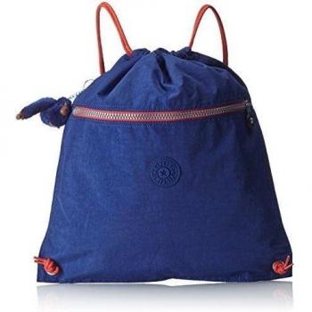 Kipling Supertaboo - Bolsa de tela y de playa, talla 45 cm, azul