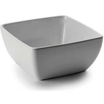 Lacor - 63572 - Bol Para Ensalada De Melamina Classic 25x25x12 - Blanco