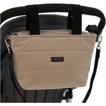 Bolso pequeño para silla de paseo Rosy Fuentes - Talega pequeña, diseño compacto, fabricado en materiales resistentes, fácil de limpiar, múltiples compartimentos para almacenamiento, compatible con la mayoría de sillas de paseo
