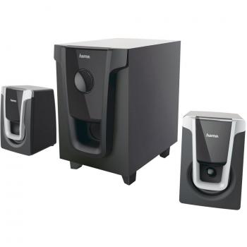 Hama 00173140 21canales 20w negro plata conjunto de altavoces set de altavoces 21 canales 20 w pcordenador portatil de 1 via 10 w 16020000 hz
