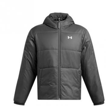 Chaqueta con capucha ligera aislante para hombre Under Armour gris oscuro - M