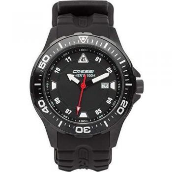 Cressi Manta Reloj  Submarino, Unisex Adulto, Negro/Negro/Negro, Uni
