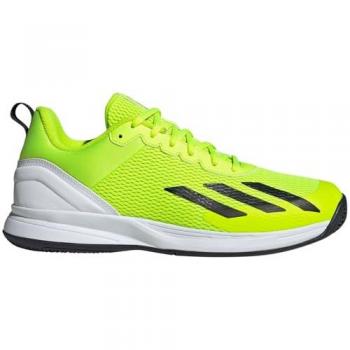 Adidas Courtflash Speed Zapatillas de Tenis Todas las Superficies para Hombre - Verde Neón, Negro