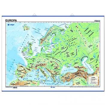 póster europa físico / político