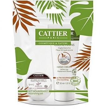 Kit de Invierno Cattier Crema Nutritiva para Manos 30ml + Bálsamo Labial 4g
