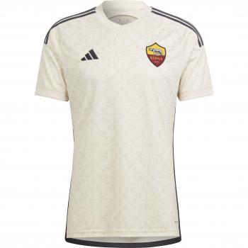 AS Roma adidas Away Shirt 2023-24 - Cream - Male - Size: XXL (46-48 Chest)