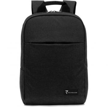 Mochila Techmade Porta PC 15.6 Poliéster Negro Casual