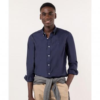 Camisa El Ganso Hombre Regular Azul Marino
