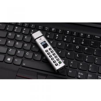 DataLocker Sentry K350 - FIPS Secure USB 3.1 Keypad Flash Drive with 256-Bit AES Encryption, 64 GB, Silver