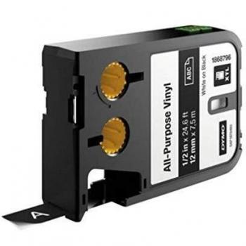 DYMO 1868796 Blanco sobre Negro Cinta para Impresora de Etiquetas - Cintas para impresoras de Etiquetas