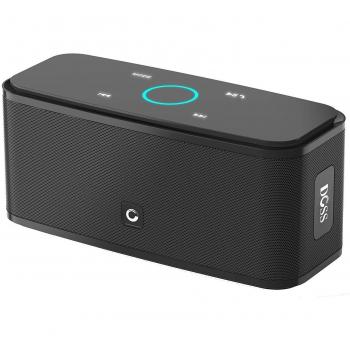 DOSS SoundBox - Altavoz Bluetooth con Tacto Sensible, Potente Subgrave 12W,Doble Controlador Integrado,12 Horas de Reproducción Continua y Manos Libres