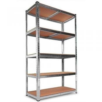 180 cm unidad de estantería de estantería de garaje Warehouse 5 niveles estante de almacenamiento de metal pesado deber Playtech _ Ltd