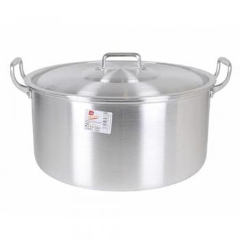 Cacerola con Tapa de Aluminio 45 x 39 x 22 cm (2 Unidades)