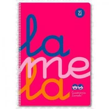 Cuaderno Lamela Fluor Rosa A4 5 Unidades