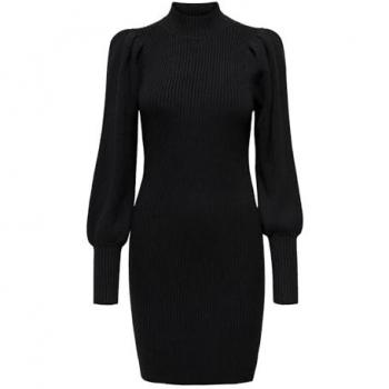 Only Long Sleeve Knit Dress Onlkatia Black S