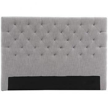 Cabecero tejido gris claro 140cm Enguerrand