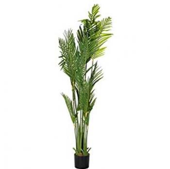 Planta Decorativa DKD Home Decor Palmeras Verde PE (50 x 50 x 180 cm)