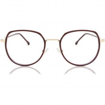 Gafas Anti-Azules Oval Montuta Completa TR90 Dorados Armazones para Hombre - SmartBuy Collection