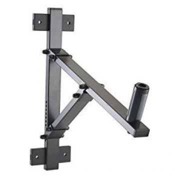 Soporte de Pared K&M 24110 Blanco, Ajustable y Giratorio para Altavoces