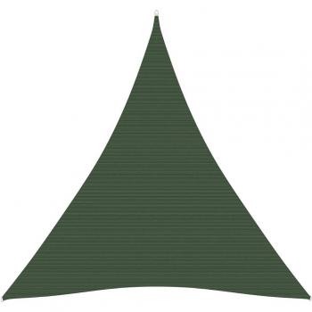 Pantalla de vela verde oscuro HDPE 160 g/m² 3x4 m