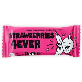 Roobar Barrita Fresa-Strawberry 4 Ever Bio 20x30g Organic Gluten-Free Snack