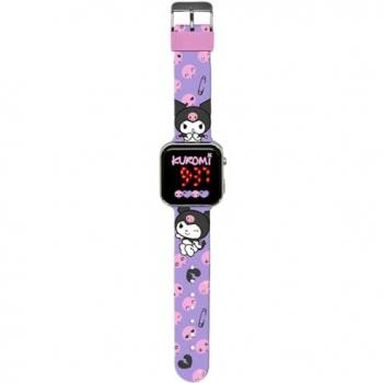 Reloj Digital LED Kuromi para Niñas con Correa de Plástico - Smartwatch Infantil