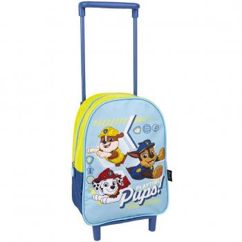 Mochila con Ruedas Infantil Patrulla Canina Paw Patrol 29cm Azul