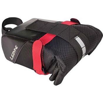 LEZYNE Caddy Bolsa para sillín, Unisex Adulto, Blanco/Rojo, Medium