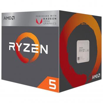 AMD Ryzen 5 2400G Processor with Radeon Vega 11 Graphics - Wraith Stealth Cooler - YD2400C5FBBOX