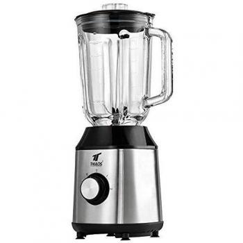 Thulos Batidora de Vaso de Acero Inoxidable,1.5 litros de Capacidad. 600W. 2 velocidades y Pulse TH-BV102.
