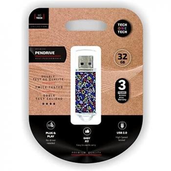 Tech One Tech Pendrive 32GB Kaotic Dark USB 2.0