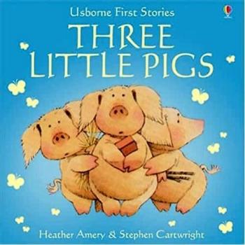 Libro infantil Three Little Pigs - Primera historia para niños, ilustraciones coloridas, texto simple y fácil de entender, fomenta la lectura temprana y el aprendizaje de valores como la perseverancia y el trabajo en equipo
