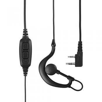 Radioddity RD-205 Earpiece Earphone Headset Mic Microphone For BaoFeng Kenwood WouXun TYT DMR Digital Radio Two-Way Radios Walkie Talkies Transceiver, Like DM-5R GT-3, GT-3TP, GT-5, GT-5TP, UV-82L, UV5R,