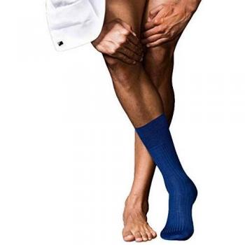 Falke No. 7 Finest Merino Wool Men's Socks Blue Size 39-40