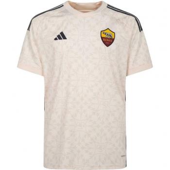 adidas 2023-2024 Roma Away Shirt - Cream - Male - Size: XL (44-46 Chest)