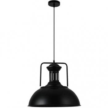 FABRILAMP Colgante Loro E27 Negro 41d
