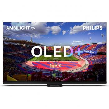 TV Philips 55OLED908 - Televisor OLED de 139 cm (55 pulgadas) con Ambilight, Google TV, P5 AI Intelligent, Sonido B&W y HDR10+/Dolby Vision.