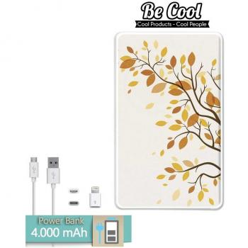 Becool® - Batería Externa Power Bank 4000 mah + Gratis 1 cable USB-MicroUsb